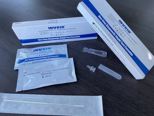 One Step Covid 19 Ag Rapid Antigen Test Home Kit Kaset Tes Cepat Antigen Saliva