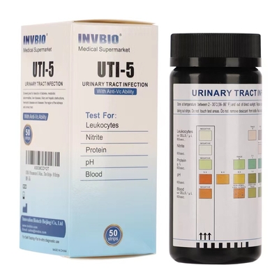 Strip Tes Infeksi Saluran Kemih Invbio Akurat 50 Strip / Botol