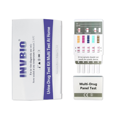 10 CE Test Kit Penyalahgunaan Narkoba Panel Urine Screen 20 Per Box