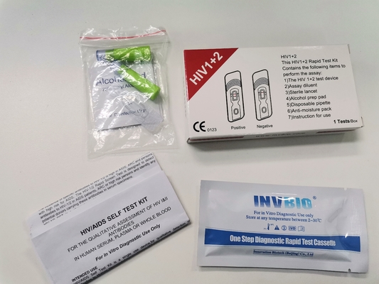 Kit Tes Cepat HIV 1/2 Darah Utuh Gratis 99% Akurat