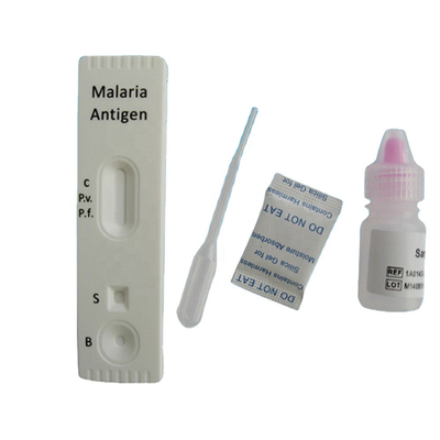 Kit Tes Diagnostik Cepat Penyakit Tropis Malaria Rdt Antibodi Pv / Pf Darah