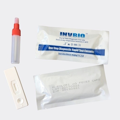Kaset / Perangkat Tes Tinja Antigen H.Pylori Cepat yang Disetujui Ce