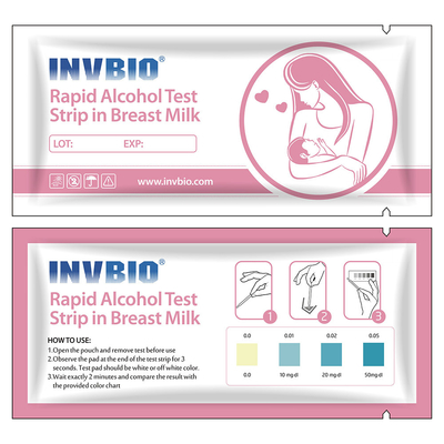 Satu Gunakan Strip Menyusui 3.00mm Untuk Menguji Sensitivitas Alkohol 0,02%