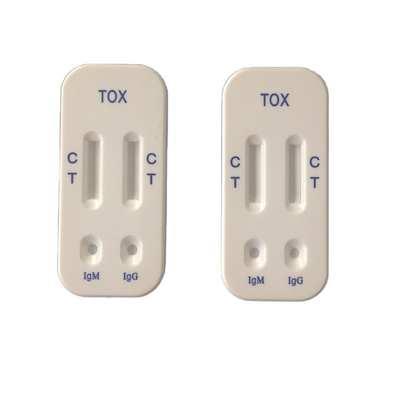 Kit Uji Rumah IgG IgM TOXO Toksoplasmosis Kromatografi Emas Koloid