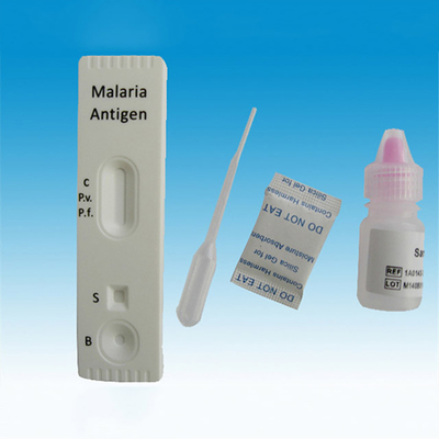 Kit tes diagnostik cepat IVD medis Malaria pf/pv Ab rtk home test kit