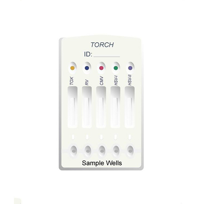 Kit Tes Kesuburan Diagnostik Cepat IVD Medis HSV1 HSV2 Torch Screening 5 Panel