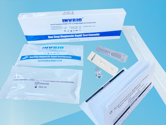 One Step Covid 19 Ag Rapid Antigen Test Home Kit Kaset Tes Cepat Antigen Saliva