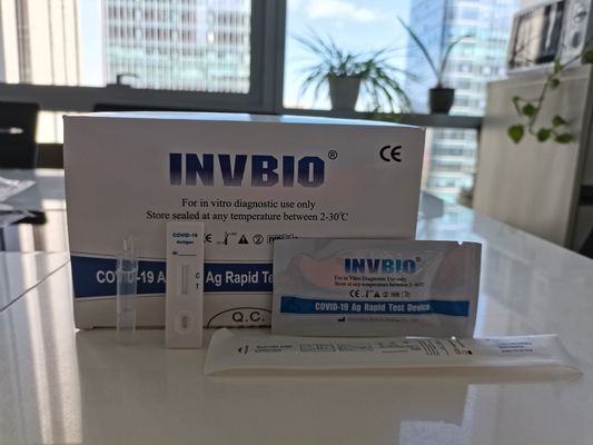 Kit Uji Cairan Oral COVID-19 CE Ditandai untuk Pengujian Sendiri
