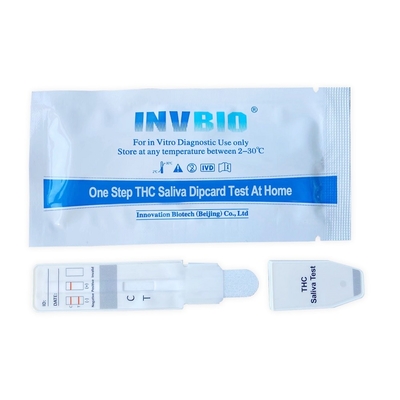 DOA Rapid 15ng/ml Drug Abuse Test Kit Salivaire THC Peralatan Uji Lisan Bersertifikat FDA