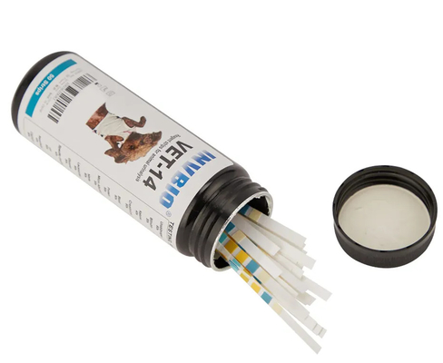 Merek INVBIO Pengiriman Cepat VET Pet Urine Test Strips 14 Parameter Super Market