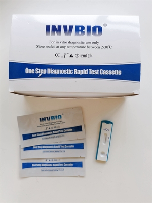 CE Menandai Alat Uji Cepat Penyakit Menular HCV Hepatitis C Antibodi Koloid Emas