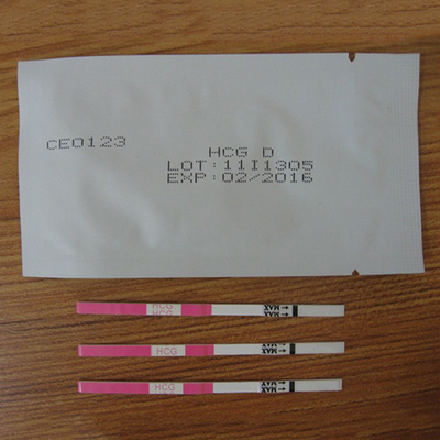 Urine / Serum Hcg Strip Tes Kehamilan Dini Di Rumah Oem Packing