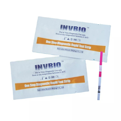 Urine / Serum Hcg Strip Tes Kehamilan Dini Di Rumah Oem Packing