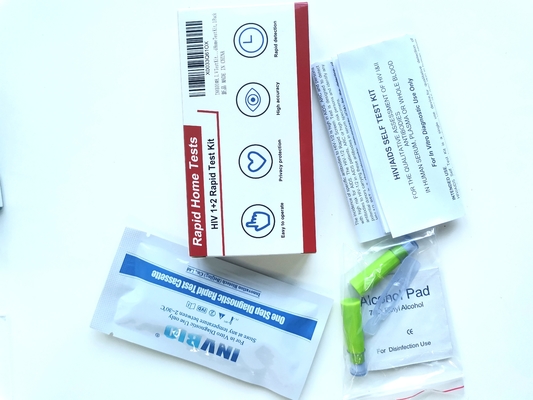 Hiv 1/2 Rapid Test Antigen Kit Antibodi Reagen Self Home Test Kaset