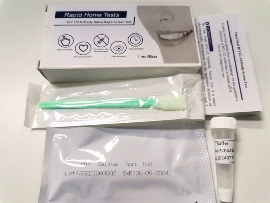 Kit Tes Hiv Cepat Air Liur Di Rumah Sensitivitas 99,28%.
