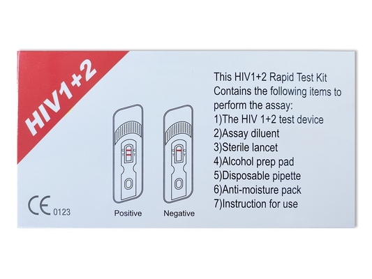 40pcs Kit Tes Diagnostik Cepat Untuk Ag Ab Sifilis Dan Hiv Aids