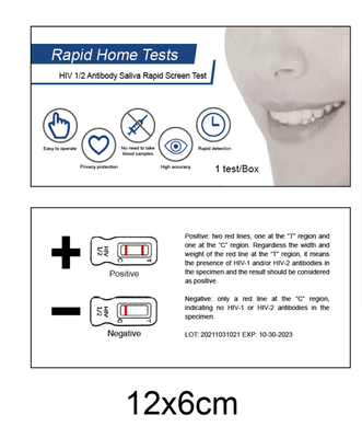Saliva Medis Di Rumah Rapid Hiv Test Kit Akurasi 99%.