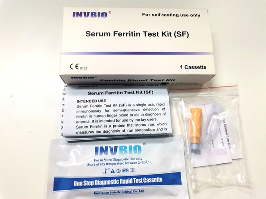 CE Sangat Akurat Disetujui dalam Kit Uji Cepat Feritin Darah Utuh