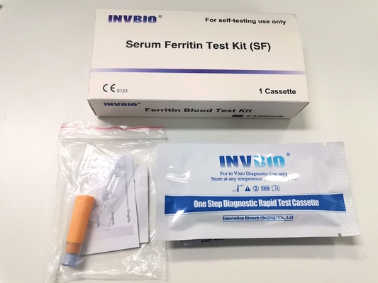 Kaset Uji Cepat Darah Tingkat Ferritin Manusia Elisa Kit Sensitivitas 99,2%.