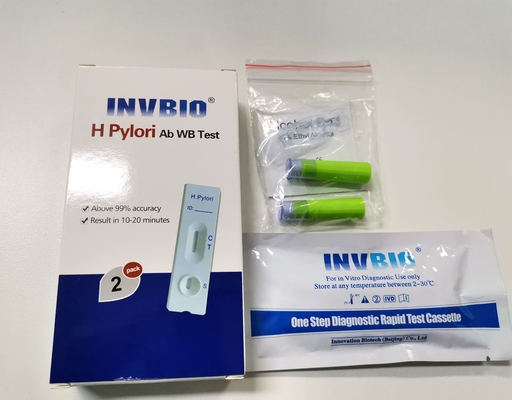 25 buah Kartu H Pylori Penyakit Menular Rapid Test Kits Antigen Feses