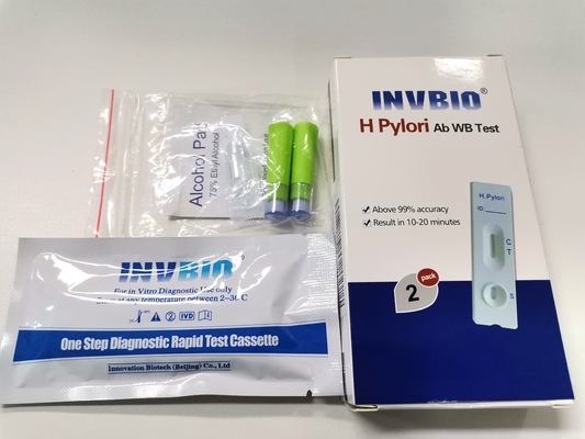 H Pylori Ag Infectious Disease Rapid Test Kit Kartu Tinja Dengan CE