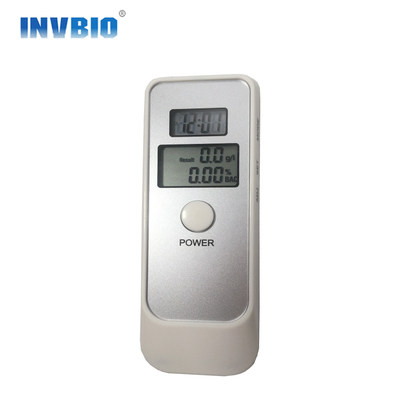 Mini Portable Tampilan Digital Penguji Nafas Alkohol Abu-abu