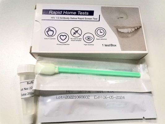 Di Rumah Sertifikasi Fsc 1+2 Hiv Rapid Test Kit Saliva Tanpa Darah