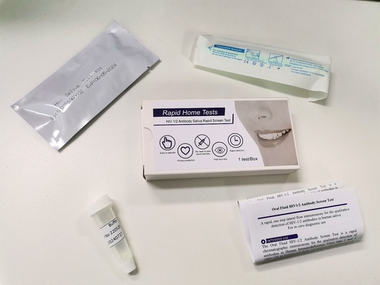 Hiv 1/2 Oral Swab Test Kit Persetujuan Fsc Mudah Digunakan