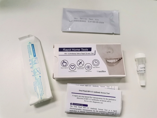 One Step Aids Hiv Combo Test Kit Saliva / Oral Medis Diagnostik