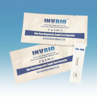 24 Bulan Troponin Test Kits Satu Langkah Ck-Mb Cardiac Marker Deteksi Kualitatif