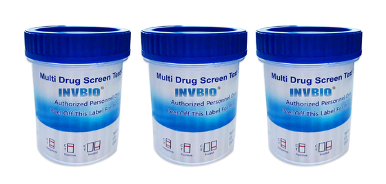 Professional Easy At Home 12 Panel Drug Test Cup Mengidentifikasi Diagnostik Saliva