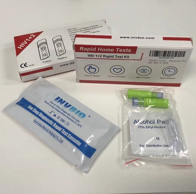 Kit Tes Hiv Cepat 1/2 Sensitif Tinggi Digunakan Di Rumah