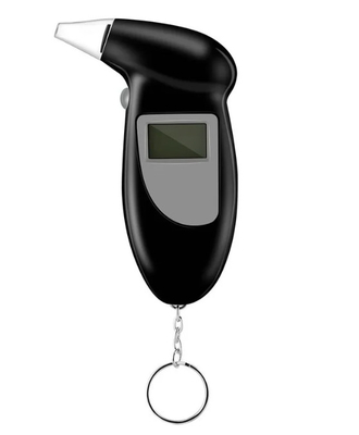 Mobil Polisi Digital Backtrack Alkohol Breathalyzer Gantungan Kunci Dengan Baterai Alkaline