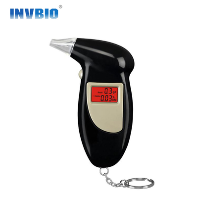Mobil Polisi Digital Backtrack Alkohol Breathalyzer Gantungan Kunci Dengan Baterai Alkaline