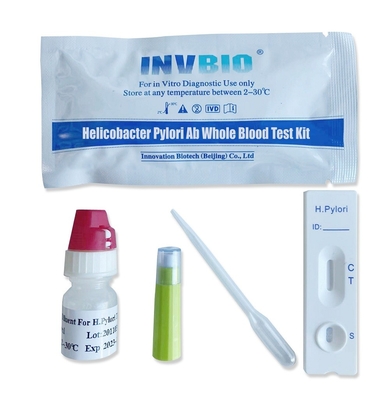 Kaset Antibodi Rapid Detection H Pylori Stool Test Kit