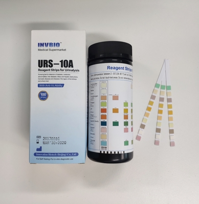 Tes Dipstick Urinalisis FSC Cepat Normal Untuk Gravitasi Spesifik Glukosa Ph Protein Leukosit