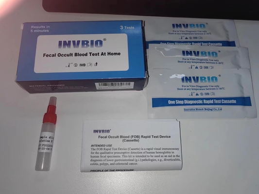 1 Pcs Fobt Test Kit / Tes Penanda Tumor Untuk Darah Tersembunyi Dalam Tinja