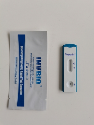 Troponin I Ctni Test Whole Blood / Serum / Plasma Kartu Troponin Diagnostik Cepat