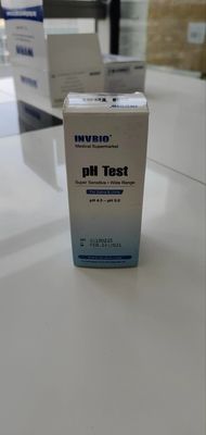 Tes Strip Reagen Urine MSDS Diagnostik Cepat Portabel Untuk Protein Ph