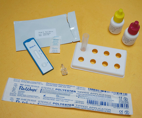 Kit Tes Streptococcus Pneumoniae Rapid dengan Tanda CE Diagnostik Antigen