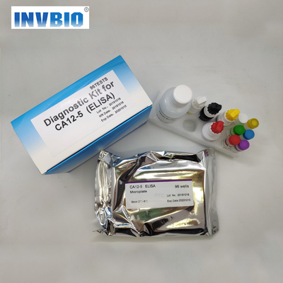 HAV IgM Elisa Test Kit Plate Penggunaan Manusia 96 Tes Per Kotak
