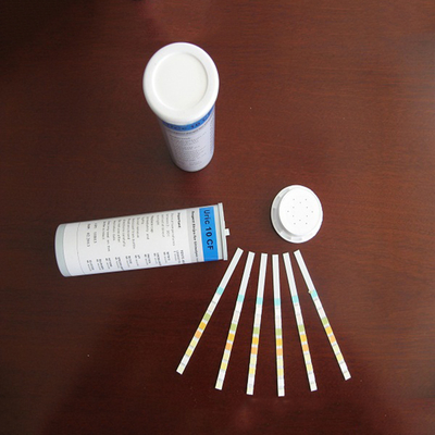 Strip Tes Urinalisis Glukosa Bilirubin Akurasi Tinggi 3.00mm 10 Parameter