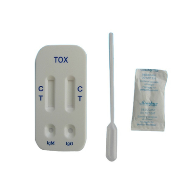 Kit Uji Rumah IgG IgM TOXO Toksoplasmosis Kromatografi Emas Koloid