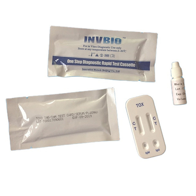 Kit Uji Rumah IgG IgM TOXO Toksoplasmosis Kromatografi Emas Koloid