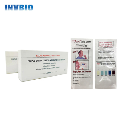 INVBIO Personal One Step Strip Tes Alkohol Air Liur 25 Strip / Kotak