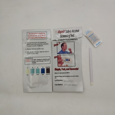 INVBIO Personal One Step Strip Tes Alkohol Air Liur 25 Strip / Kotak