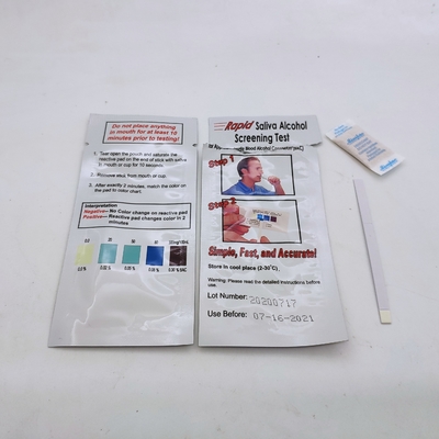 INVBIO Personal One Step Strip Tes Alkohol Air Liur 25 Strip / Kotak