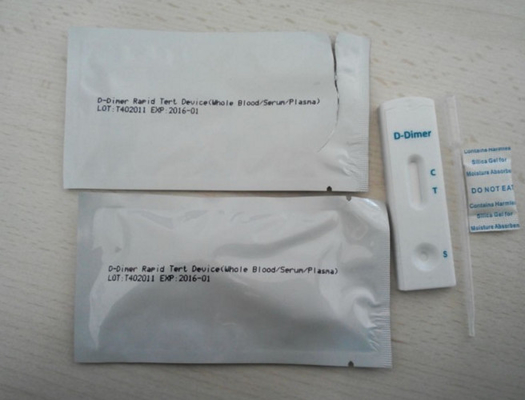 Deteksi kualitatif Perangkat Tes Cepat Plasma D-Dimer Serum Darah Utuh