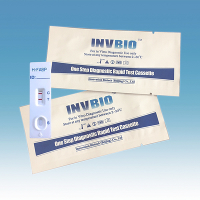 3.00mm Rapid Test Kaset Heart Fatty Acid Binding Protein H-FABP Test