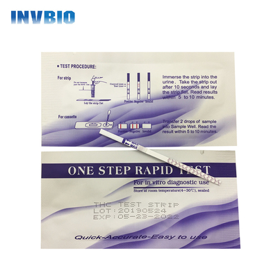 Strip Kit Uji Penyalahgunaan Narkoba 50ng/Ml Urine Thc Marihuana Canabis